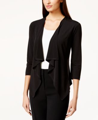 Connected - Three-Quarter-Sleeve Ruffle Jacket