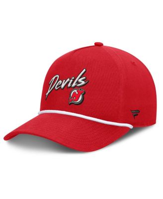 Fanatics - Men's Red New Jersey Devils Decades Collection A-Frame Rope Adjustable Hat