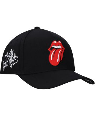 Lids - Men's Black Rolling Stones It's Only Rock N' Roll A-Frame Adjustable Hat