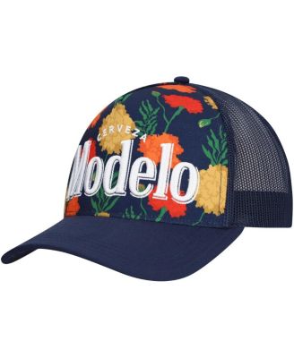 Lids - Men's Navy Modelo A-Frame Floral Trucker Adjustable Hat
