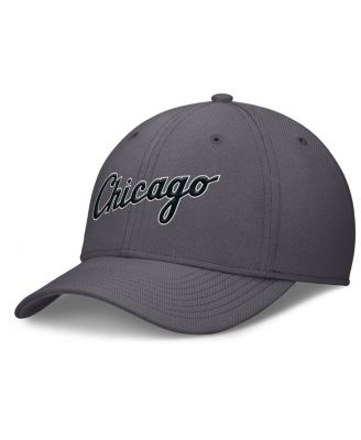 Nike - Men's  Gray Chicago White Sox Swoosh Performance Flex Hat