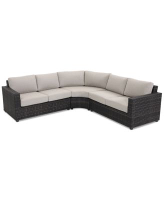 Furniture - Ember Outdoor 3pc Sectional, Created for Macy's