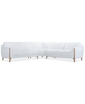 CLOSEOUT! Briannie 3-Pc. Fabric L Sectional, Exclusively at Macy's image
