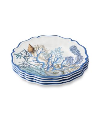 Blue Lagoon Melamine 4-Pc. Salad Plates, Service For 4 image