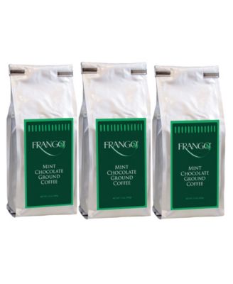 Frango Chocolates - 3 Pack Chocolate Mint 12 oz Ground Coffee