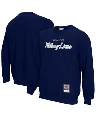Mitchell & Ness - Men's Navy Penn State Nittany Lions Elite Script Pullover Sweatshirt