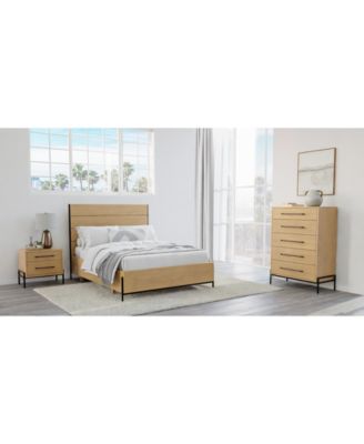Furniture - Linstead 3-Pc. Full Panel Set (Bed, Chest & Nightstand)