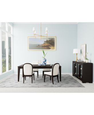 Furniture - Mazen 5-Pc. Dining Set (Table & 4 Curved Side Chairs)