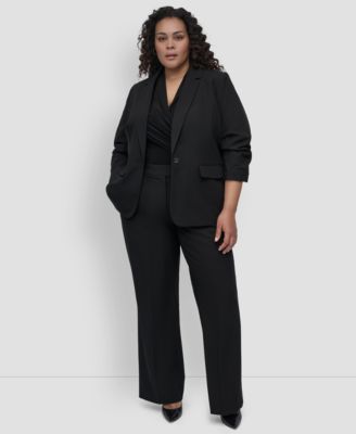 DKNY - Plus Size 3/4-Sleeve Madison Jacket