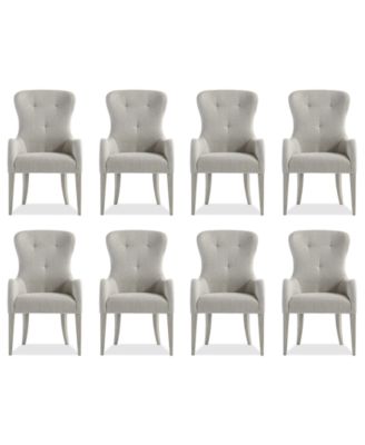 Bernhardt - Cornelia 8-Pc. Tufted Arm Chair Set