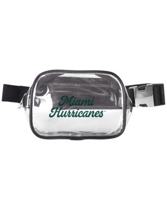 Logo Brands - Miami Hurricanes Clear Belt Bag