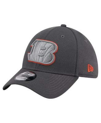 New Era - Men's Graphite Cincinnati Bengals Main 39THIRTY Flex Hat
