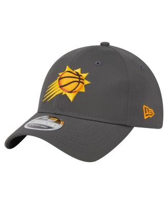 New Era - Men's Charcoal Phoenix Suns Active Ripstop 9TWENTY Adjustable Hat