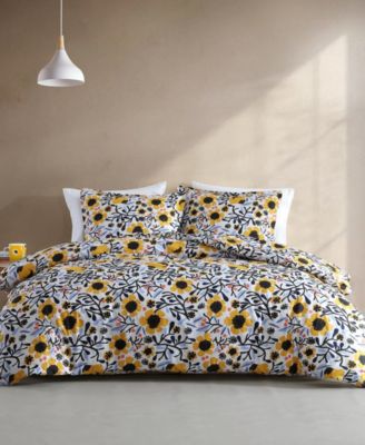 Mykero Cotton Percale 3-Pc. Comforter Set, Full/Queen image