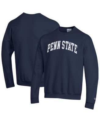 Champion - Men's Navy Penn State Nittany Lions Basic Arch Fleece Pullover Sweatshirt