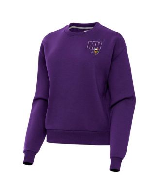 Antigua - Women's Purple Minnesota Vikings Victory Pullover Sweatshirt
