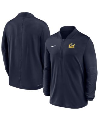 Nike - Men's Navy Cal Bears Dri-FIT Half-Zip Pullover Sweatshirt