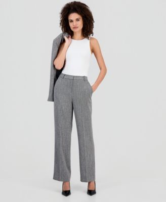 Anne Klein - Women's Herringbone Suiting Pants