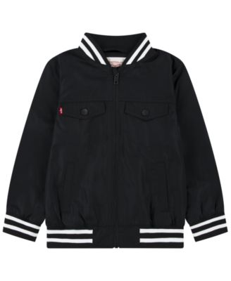 Levi's - Boys 4-7 Shiny Mesh Lined Bomber Jacket