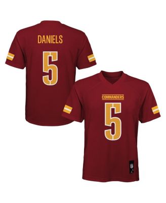 Outerstuff - Preschool Jayden Daniels Burgundy Washington Commanders Replica Player Jersey