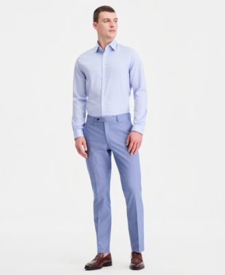 Men's Modern-Fit TH Flex Stretch Chambray Suit Separate Pants image