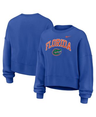 Nike - Women's Royal Florida Gators Oversized Phoenix Arch Pullover Sweatshirt