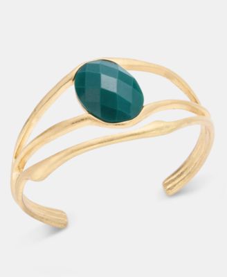 Style & Co - Stone Triple-Row Cuff Bracelet