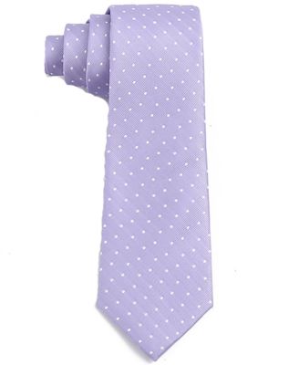 Tom Baine - Men's Classic Pin Grid Pattern Tie