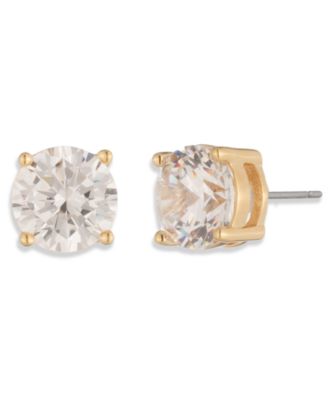 Givenchy - Cubic Zirconia Gold-Tone Stud Earrings