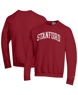 Champion - Men's Cardinal Stanford Cardinal Basic Arch Fleece Pullover Sweatshirt