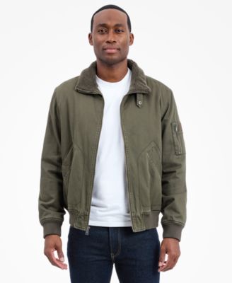 Lucky Brand - Men's Sherpa Collar Flight Jacket