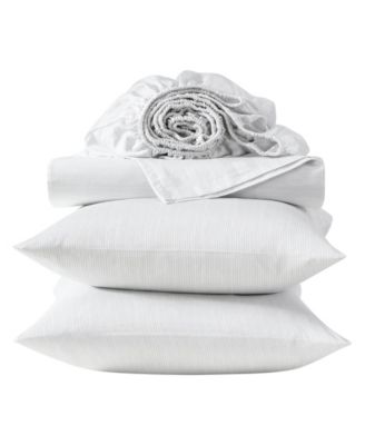 Printed Sateen 300-Thread Count Cotton 4-Pc. Sheet Set, Queen image