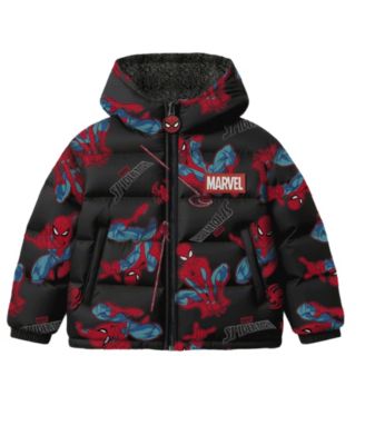 Spider-Man - Boys 2T-7 Printed Puffer Jacket