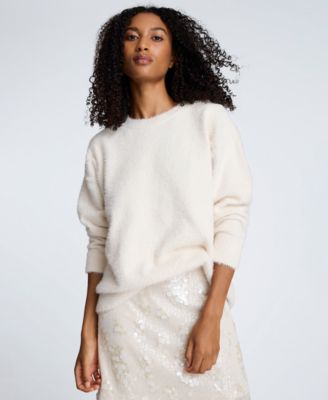 Kenneth Cole - Women's Eyelash Crewneck Sweater