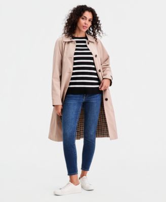 Tommy Hilfiger - Women's Single-Breasted Raincoat