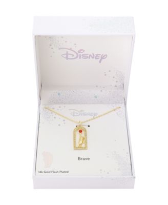 Winnie the Pooh Crystal Pendant Necklace image