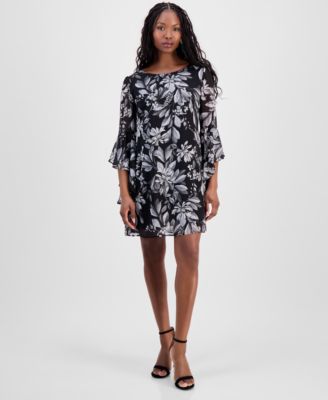 Connected - Petite Chiffon Sheath Dress