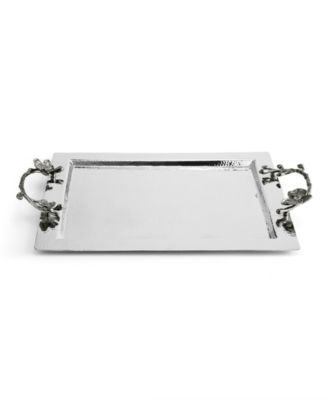 Black Orchid Handled Serving Tray image