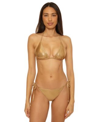 Becca - Women's Liquid Metal Triangle Bikini Top