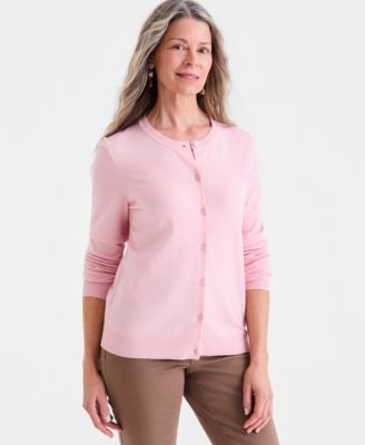 Style & Co - Women's Button-Down Long-Sleeve Cardigan