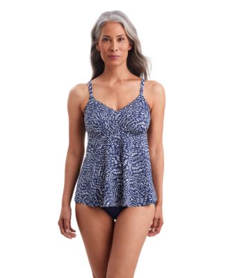 ShapeSolver - Women's Printed V-Neck Tankini