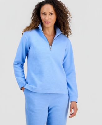 Style & Co - Petite Mock-Neck Sweatshirt