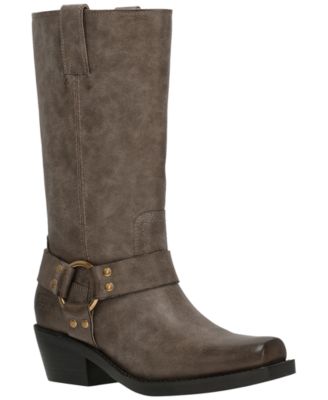 Frye and Co. - Women's Lorrie Harness Stacked Heel Boots