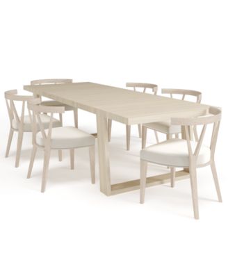 Universal Furniture - River Rock 7 Pc. Dining Set (Rectangular Table & 6 Side Chairs)