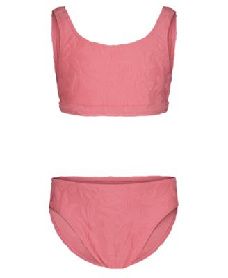 Roxy - Girls' 7-16 Floral Loop Bikini Top and Bottom, 2-Piece Set