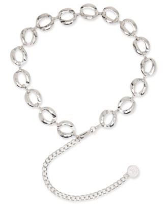 Steve Madden - Women's Ring Linked Chain Belt