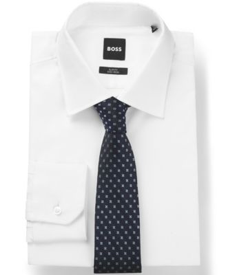 Hugo Boss - BOSS by Men's Silk-Blend Jacquard Pattern Tie