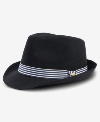 Scala - Men's Striped Band Fedora
