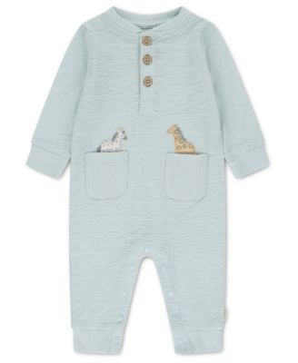 Baby Boys' Henley Neck Coverall image