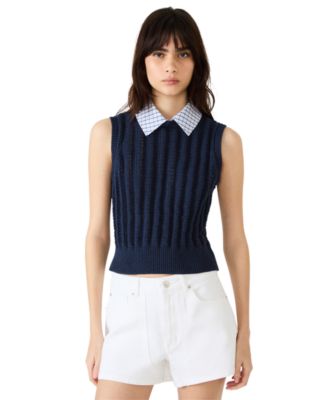 Steve Madden - Women's Embree Collared Sweater Vest